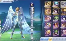 Conta de Saint Seiya Awekening na promoção
