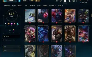 Conta League Of Legends / Unranked (Ex Mestre)