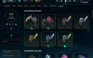 Conta League Of Legends / Unranked (Ex Mestre)