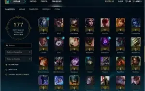 Vendo conta League of Legends - COMPLETA
