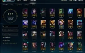 Vendo conta League of Legends - COMPLETA