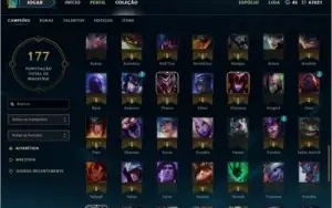 Vendo conta League of Legends - COMPLETA