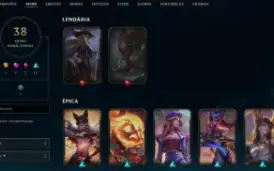 Conta League of Legends Full Acesso - 78 Champs e 38 Skins