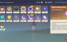 9x5 chars + 4 armas 5* + 52 destinos