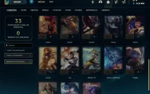 Conta Mestre com 28 Champs e 2 Skins (119 PDL)