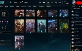 Conta de LoL , LvL 208, 59 Skins, 2 Skins Ultimates