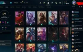 Conta de LoL , LvL 208, 59 Skins, 2 Skins Ultimates