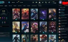 Conta de LoL , LvL 208, 59 Skins, 2 Skins Ultimates