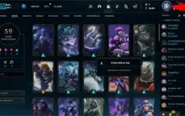 Conta de LoL , LvL 208, 59 Skins, 2 Skins Ultimates