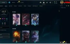 conta platina 157 skins