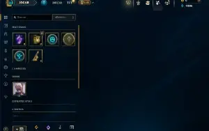 Unranked com 40 Champs e 6 Skins ( MAIN ADC )