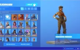 CONTA FORTNITE RENEGADE RAIDER +145 SKINS E MUITO MAIS