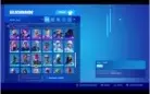Conta fortnite com muita skin tryhard