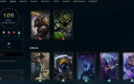 Conta League of Legends Full Acesso - 119 Champs e 109 Skins