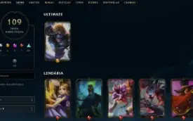 Conta League of Legends Full Acesso - 119 Champs e 109 Skins