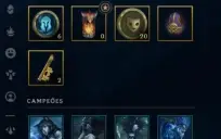 Conta League of Legends Full Acesso - 119 Champs e 109 Skins