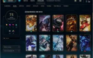 CONTA LEAGUE OF LEGENDS