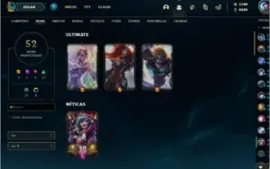 Conta lol nivel 175 com rp