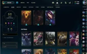 Conta lol nivel 175 com rp