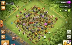Clash of clans - CV 11 ( RECENTE CV10 ) + 3500 gemas