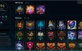 Conta League desde Season 1 - Icones e Skins raras !