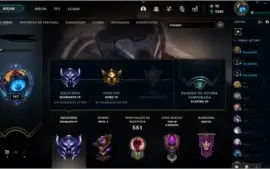Conta LoL D4 94 skins + valorant passe de batalha nvl 44