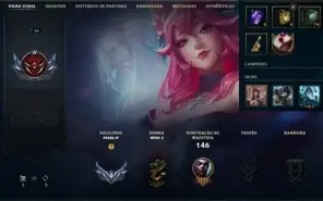 Conta com 5 skins Vitoriosas