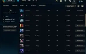 Conta bronze 1 BARATA com 0 skins e 21 champs