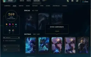 Conta super rara de League of Legends!