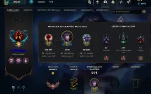 Conta De League Of Legends Lvl 174 Criada Em 2012