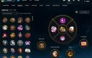 CONTA LOL 106 SKINS E MAIS