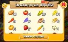 Fazendas level 46/47 com celeiro 3K!