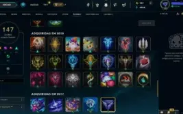 Conta Prata - 85 Campeões - 78 Skins - Full Espólios