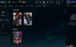 Conta Prata - 85 Campeões - 78 Skins - Full Espólios