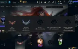 Conta Prata - 85 Campeões - 78 Skins - Full Espólios
