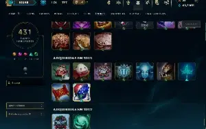 Conta ESMERALDA da season 2 com TODOS os champs e 245 skins