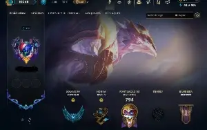 Conta ESMERALDA da season 2 com TODOS os champs e 245 skins
