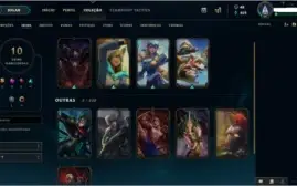 Conta LoL Platina 2 Skins Épicas