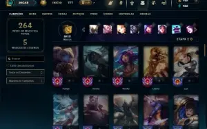 Conta unranked League of legends/7k Essência laranja