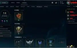 Vendo conta de League of Legends