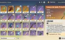 Ar 55 , Xiao (c1), Mona (c1) , Hutao , Keqing + 4 armas t5