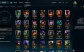 Conta LOL League Of Legends - Ouro 5 - 49 Champs / 16 Skins