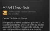 Inventário de csgo com + de R$ 1600 em skins