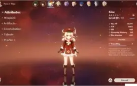 Conta Genshin Impact 5 ótimos 5 estrelas AR 49