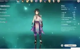 Conta Genshin Impact 5 ótimos 5 estrelas AR 49