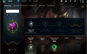 Conta prata 3 com 73 champs e 56 skins