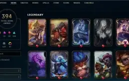 Conta 394 skins 5 ultimate 6 prestígio 6 vitóriosas
