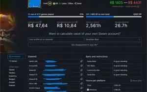 Conta steam 9 anos muitos jogos avaliada em 4k+