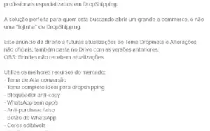 Tema Dropmeta 5.0 Versão Atualizada 2024 Shopify