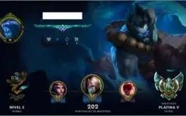Conta League Of Legends - Platina